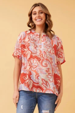 ARCHANA FLORAL BOHO TOP