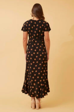 RAMISA POLKA DOT WRAP DRESS -Printedcarpetus 5ebc142ac4dc2ed2e16f8b6147b1441a