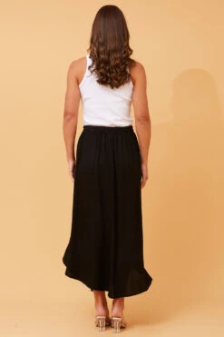 ESTRELLA LINEN MIDI SKIRT -Printedcarpetus 5f61cffb453479d86fe07cfa4b960ba4
