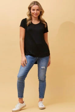 SOLID BASIC TEE -Printedcarpetus 5fc2508f178f64bd9c8f4d223b5d7b19