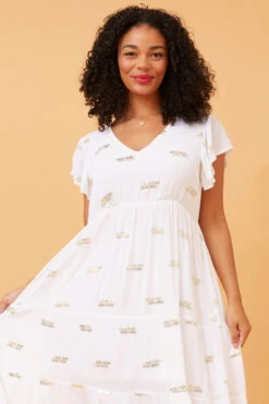 RANI SEQUIN DETAIL TIERED DRESS -Printedcarpetus 60dd418512aac6de12970c064c290b5a