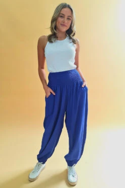 DARCY SOLID HAREM PANTS -Printedcarpetus 61184067984cd80bd2db1226e0812b3e