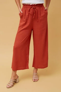 ROBERTA PAPERBAG LINEN PANTS 29 ROBERTA PAPERBAG LINEN PANTS -Printedcarpetus 6165331c40d6729eff62d641708ca88e