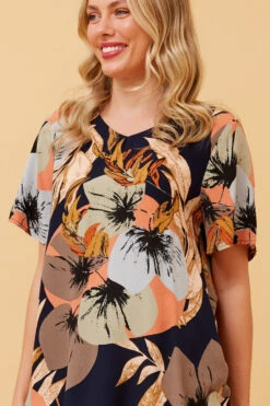 SONIA BOTANIC PRINT TOP -Printedcarpetus 6180a715fcb2a6f94d1295eea569b669