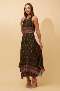 ALLY PAISLEY BOHO MAXI DRESS -Printedcarpetus 64714fa57faa8d25ca960c92ac5635ee