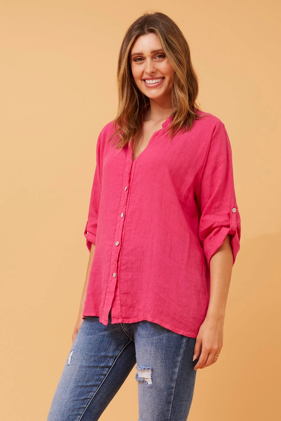 VELMIA LINEN SHIRT 7 VELMIA LINEN SHIRT - Image 5