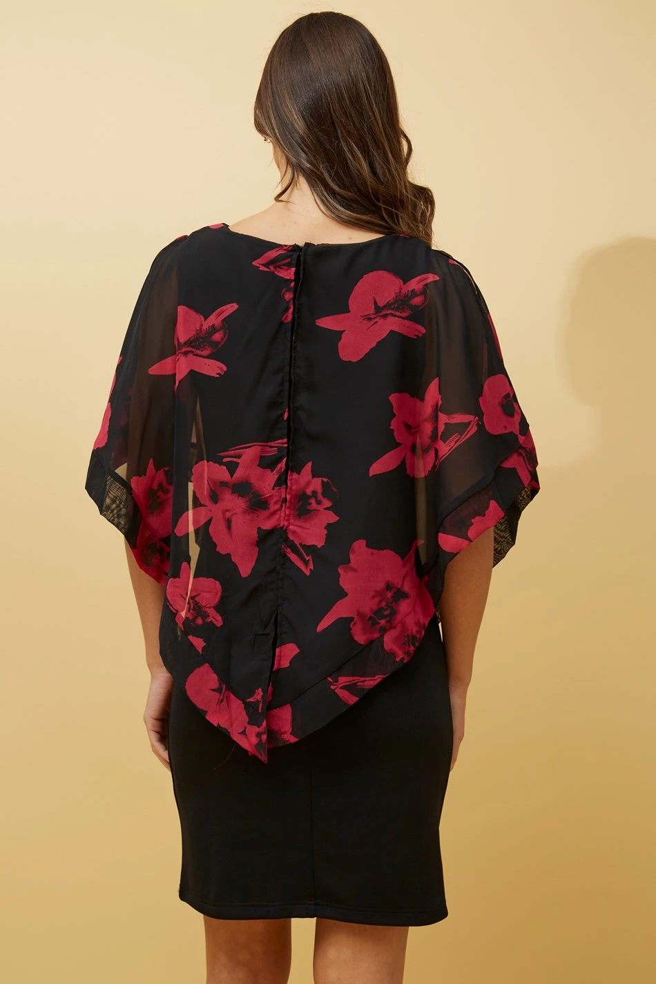 KYLIE FLORAL COLD SHOULDER DRESS 9 KYLIE FLORAL COLD SHOULDER DRESS - Image 7
