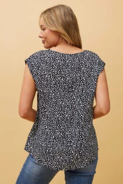 SHELLY LEOPARD SHELL TOP -Printedcarpetus 6637545826560d93e1643e8630707f5a