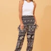 ANIMAL PRINT BOHO HAREM PANTS -Printedcarpetus 66b203dbc53be24d2a52f4e208267fd0