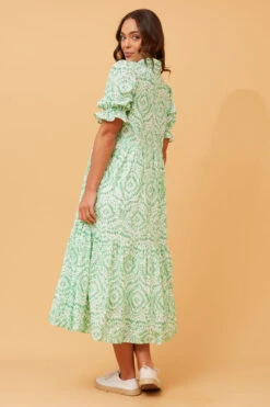 GRACIELA TIERED MIDI DRESS 19 GRACIELA TIERED MIDI DRESS -Printedcarpetus 671932db578bf59d22e72f7faa010644