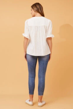 SELENA EMROIDERED TOP -Printedcarpetus 6758b7d466ca93ab21af3e13fc64b9d1