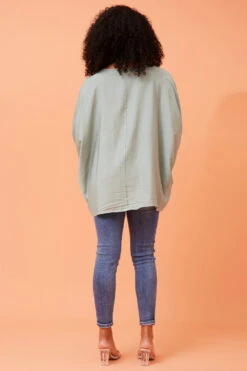 YURI OVERSIZED TOP -Printedcarpetus 679de27356a77482b47a5fde3ce0608e