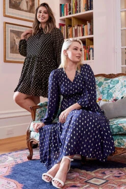 CRYSTELLE TEARDROP FOIL PRINT MAXI DRESS -Printedcarpetus 68d9b311ba4d063812996e5db59488a7