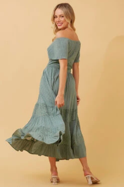 GILLIAN MIDI DRESS -Printedcarpetus 6913986758f83dab42a5992f07b6bcb6