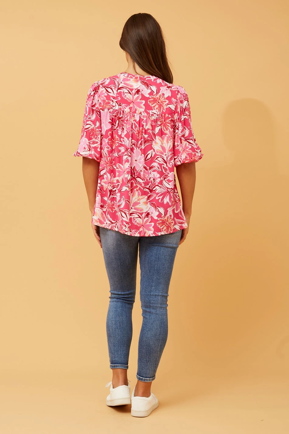 SELENA FLORAL PUFF SLEEVE SHIRT 9 SELENA FLORAL PUFF SLEEVE SHIRT - Image 7