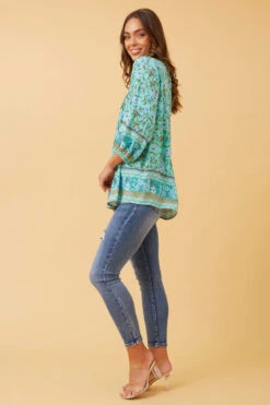 LYNDEN FLORAL BOHO TOP -Printedcarpetus 6a0c9c0261a31b2abead8dda5a1d54dd