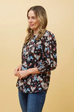 ELEGANT BALLOON SLEEVE FLORAL BLOUSE -Printedcarpetus 6bd3eed50460f2398b06ef85fea26078