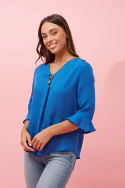 RUE BUTTON DETAIL TOP -Printedcarpetus 6c38aca345bafc2d945ffdb276e912e4