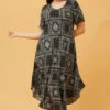 YESSICA PATCHWORK BOHO MIDI DRESS -Printedcarpetus 6d2a9ddfdaee75a2a11a1d77d1ce85f5