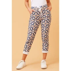 JANJA ABSTRACT PRINT BOHO JOGGERS -Printedcarpetus 6d8dffd079e06445fca636a1c6cb2da6