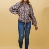 BETH FLORAL BLOUSE -Printedcarpetus 6d8f6b16ec3aa935e5b052ddce1cc42c