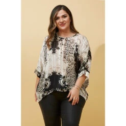 Stella ABBY PAISLEY ANIMAL PRINT TOP -Printedcarpetus 6df06183c4fb031f1ff2f9e01b211300