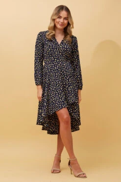 Stella WILLOW DITSY PRINT WRAP DRESS -Printedcarpetus 6e11742fb397cc10af215d62cd91816a