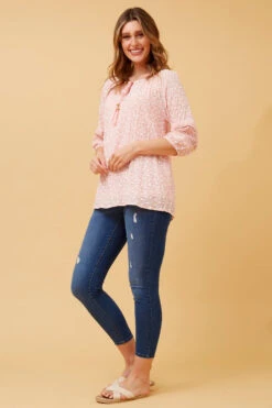 ANDREA FLORAL PEASANT TOP -Printedcarpetus 6e553ec0d5fa8af237a6bb6aa1681e86