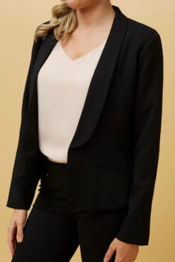 AUDRINA OPEN FRONT LONG SLEEVE JACKET -Printedcarpetus 6ea49906b1c2ababbec43883095d6f05