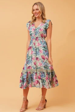 Stella MOROCCO FLORAL BOHO MIDI DRESS -Printedcarpetus 6eee68c25584cdf5ffdfb40d8baec00a e718514c a07d 43ad acb4 a01a29c99980