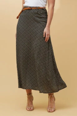 BETTY ABSTRACT BOHO MAXI SKIRT -Printedcarpetus 6ffb3a34e2e5679976aec8fd9cad112d