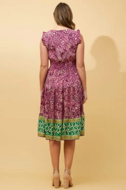 KIRAN FLORAL BOHO DRESS -Printedcarpetus 711a7d04b2702e16ca4bddaca42d7ab7