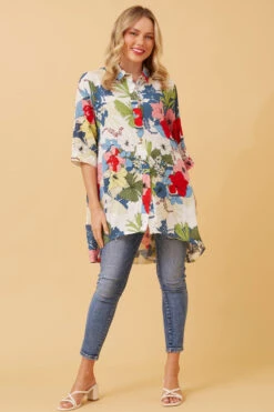 FINCH FLORAL SHIRT -Printedcarpetus 719c74f554d5d85c57eed4b6353bb57f