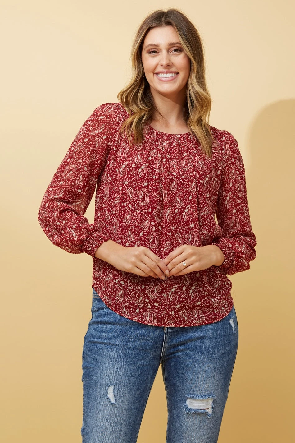 BREE PAISLEY PRINT BLOUSE 4 BREE PAISLEY PRINT BLOUSE - Image 2