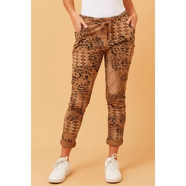 JANJA ANIMAL PRINT JOGGER PANTS 9 JANJA ANIMAL PRINT JOGGER PANTS - Image 7