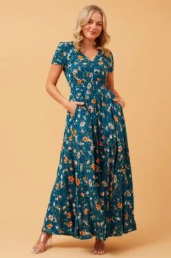 MEGAN FLORAL MAXI DRESS 11 MEGAN FLORAL MAXI DRESS -Printedcarpetus 738f57cc535a59a48621f31884919297