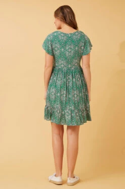 TULIP FLORAL BABYDOLL DRESS -Printedcarpetus 73c67ad04936b582626556b56b28a409