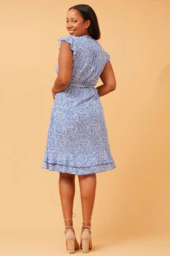 RAVINA FLORAL TEA DRESS -Printedcarpetus 75e4447f7698e0cb90bc332bdc545b84