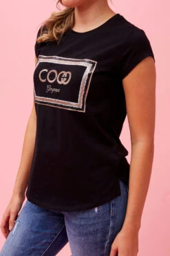 COCO EMBELLISHED TSHIRT -Printedcarpetus 7645ea52422854ec244292752bdd93fb