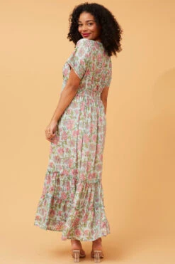 AVANI BOHO FLORALMAXI DRESS -Printedcarpetus 7666349bd77694706c75e8f46e526789