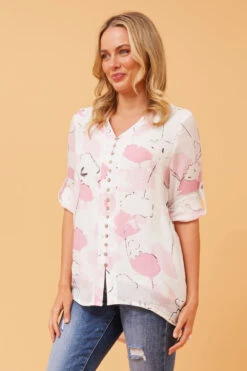 RUBY DOUBLE LAYER TOP -Printedcarpetus 78e170f4993270f3ebc97dd6ecc57ba4