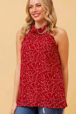 TAMSYN HALTER NECK TOP -Printedcarpetus 79cf12cf6c5eecda9b3035e6598702b5