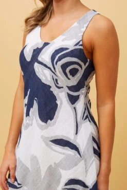 NICOLE SLEEVELESS FLORAL SHORT DRESS -Printedcarpetus 7a58bea3792d6c4104dc71db78348a65