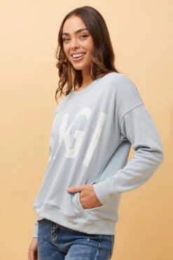 LUXE GIGI SWETASHIRT -Printedcarpetus 7a6cafc6e812e80fc222fa0b8099c418