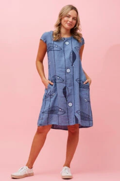 RIMINI TRIBAL PRINT LINEN DRESS -Printedcarpetus 7a6cbe7f1f100045b79fd98b3b60f71f 115f14a8 16f1 4855 a7c2 397dd4d0287a