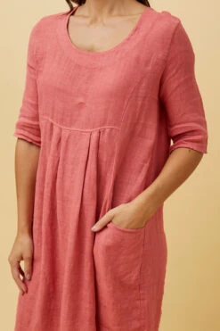 PISA LINEN DRESS -Printedcarpetus 7b3c580ea9b81d676735efbf891b8899