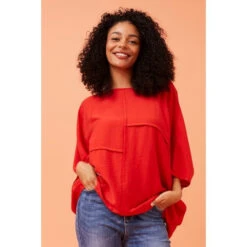 YURI OVERSIZED TOP -Printedcarpetus 7b7b610eb71955f4a74a73e7e9b8fb2e