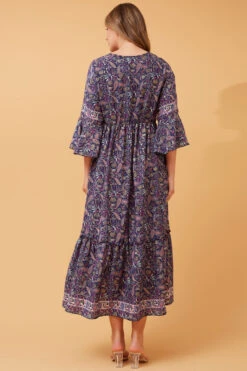 TRINA PAISLEY BOHO MAXI DRESS -Printedcarpetus 7be60668ec3a8dc9c3603b49eb255210