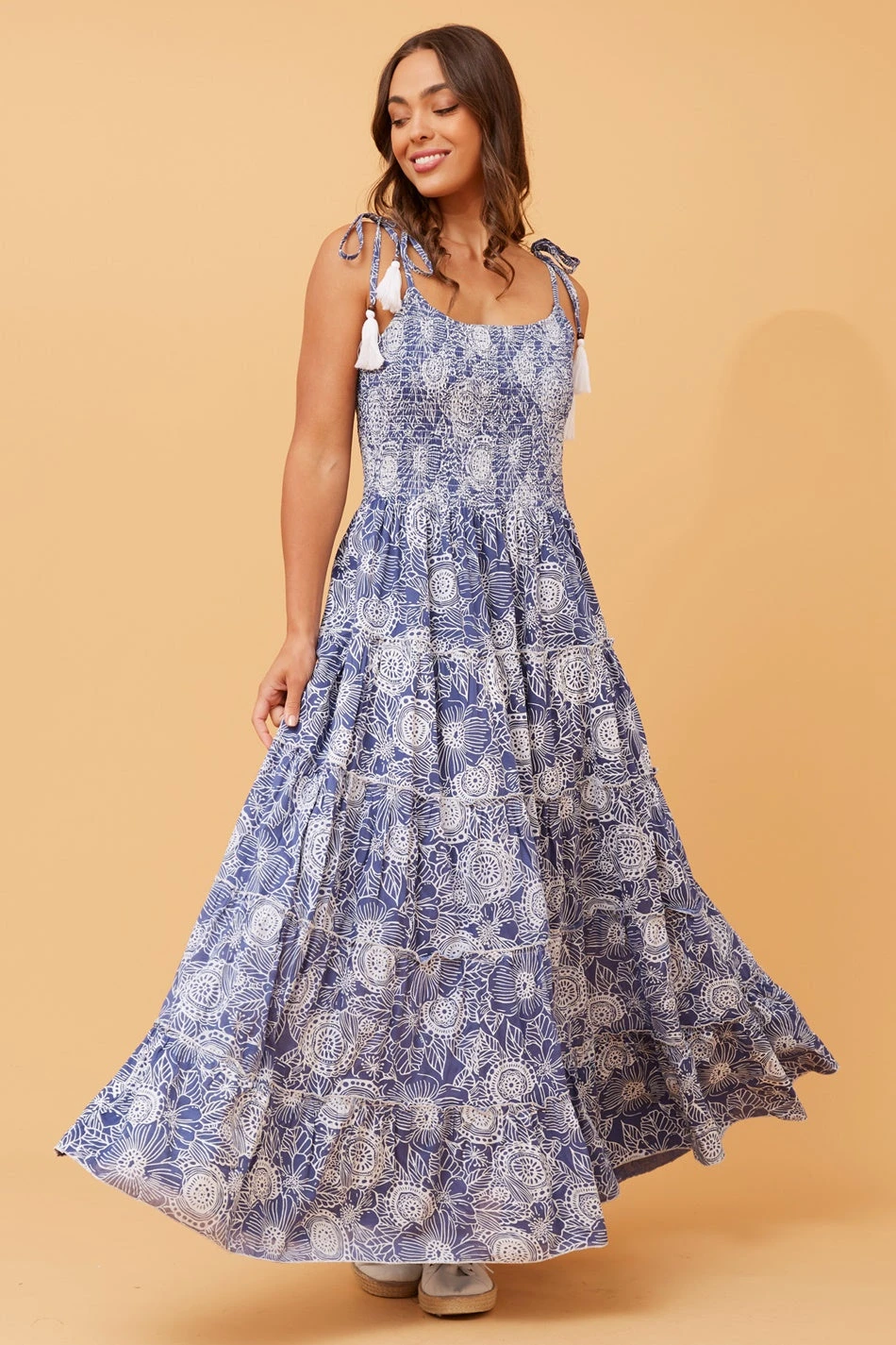 NIRA TIERED MAXI DRESS 3 NIRA TIERED MAXI DRESS