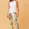 JANJA LEAF PRINT JOGGER PANTS -Printedcarpetus 7cb8334cb680d909501cd11c529eaf98